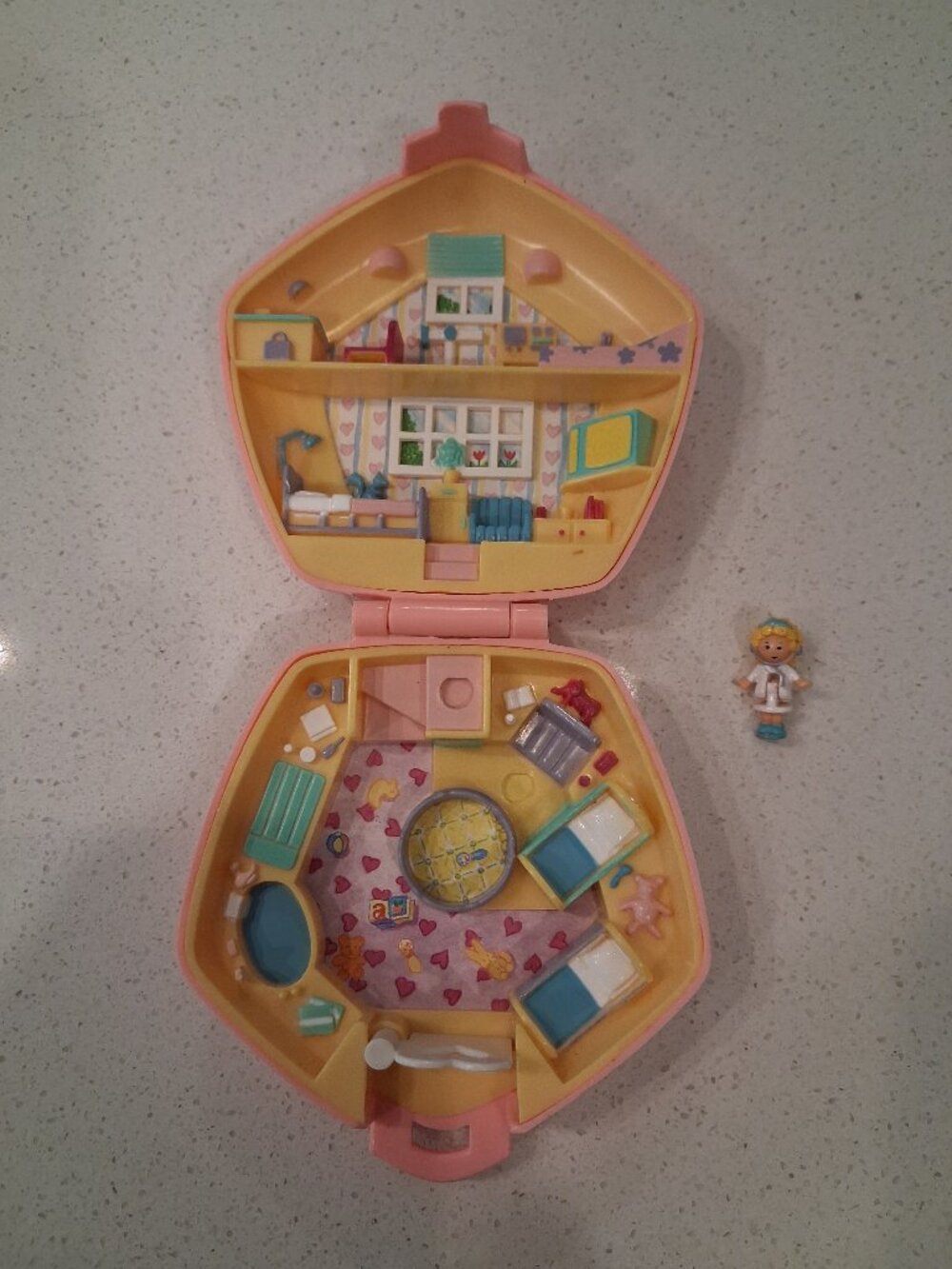 1992 Polly Pocket Nursery Set